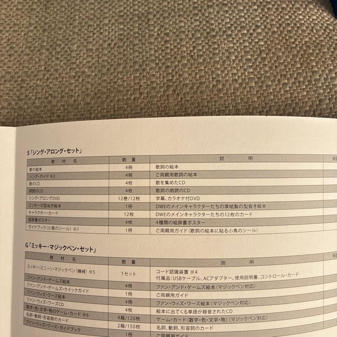 ディズニー英語システム　シング•アロング•セット