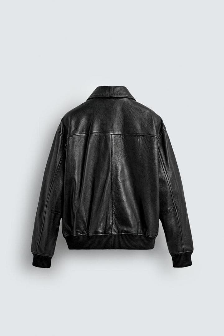 ZARA ザラ レザーポケットジャケット S