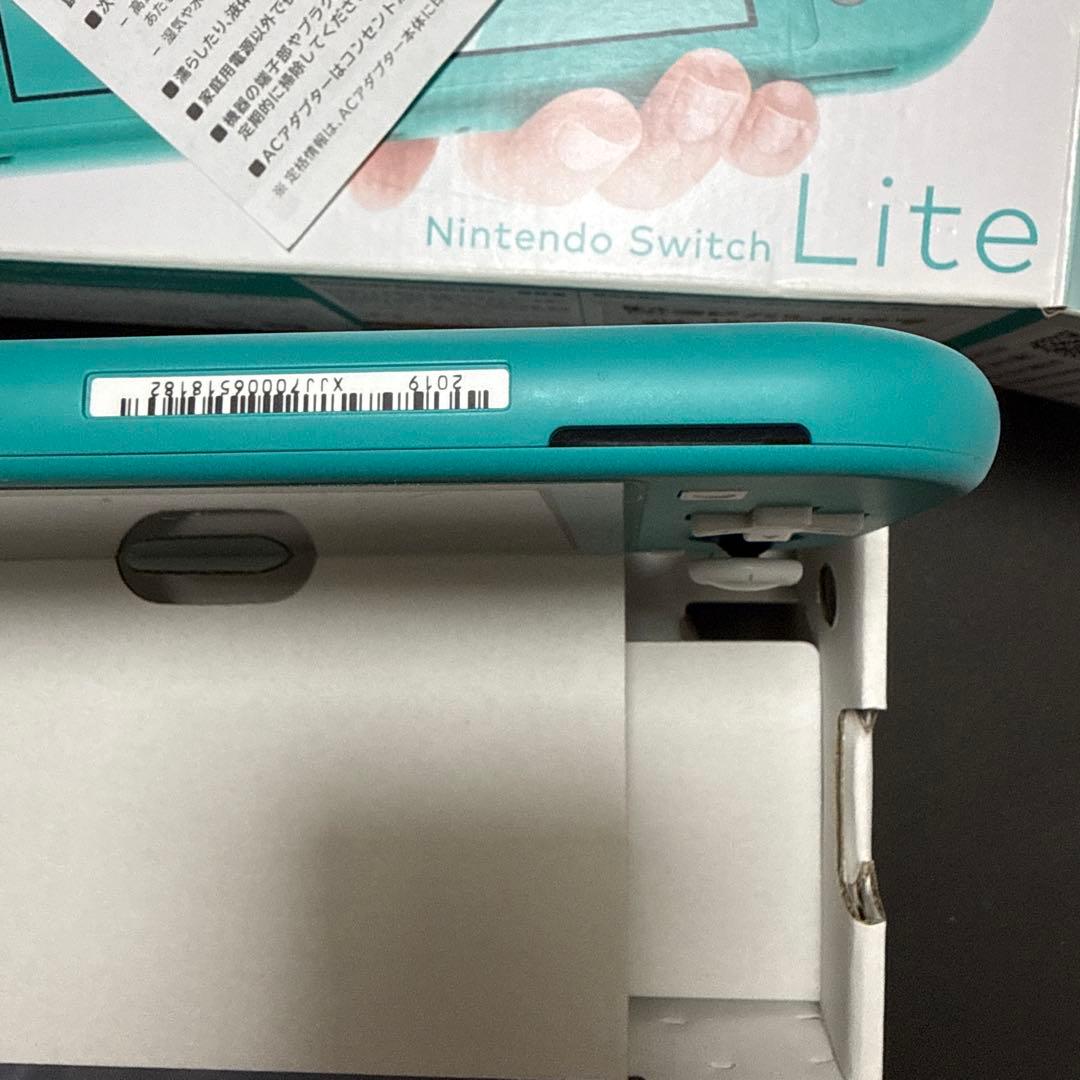 Nintendo Switch Lite ターコイズ 本体　ケース　箱付