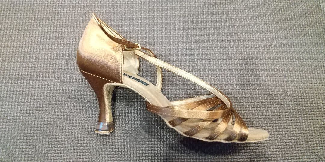 Kent アイルBXL ハバナサテン ラテンシューズ 24cm 7cmヒール