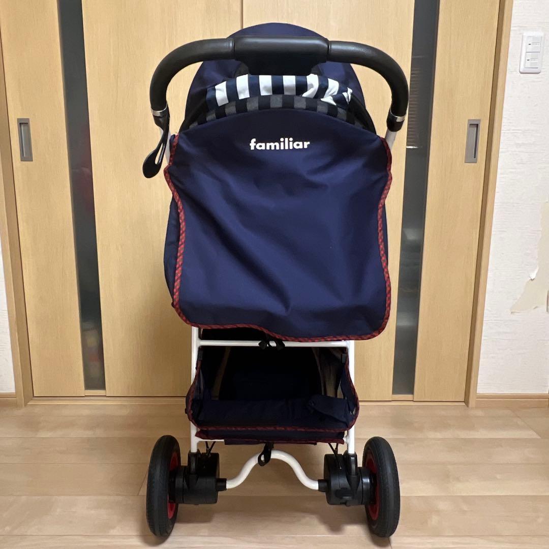 【familiar×アップリカ】スムーヴ プレミアムスムーヴ ベビーカー 三輪