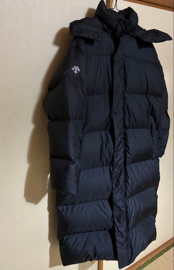 デサント ベンチコート スーパー ロング ダウンコート フード付き 中綿 防寒