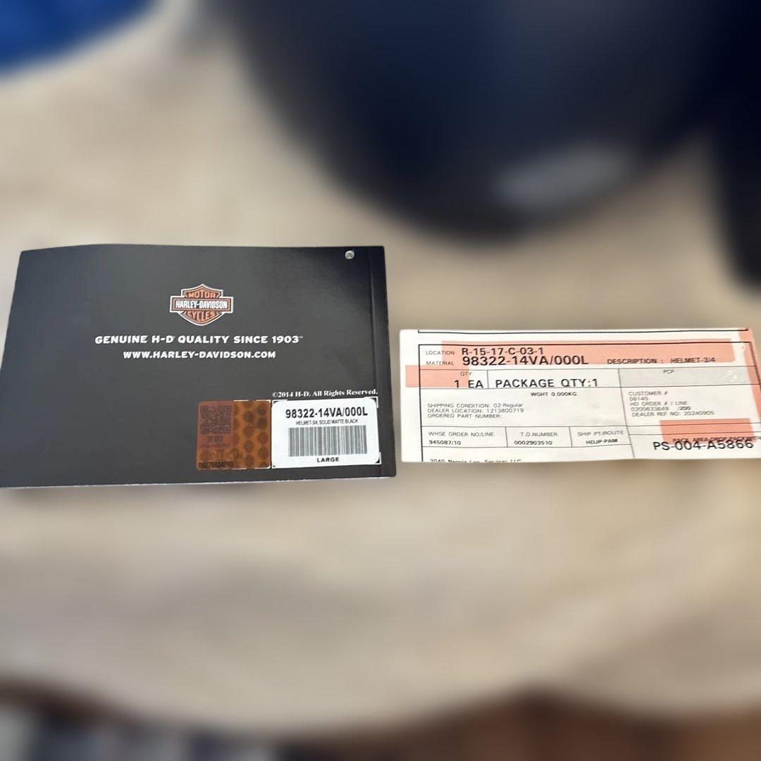 ハーレーダビッドソン　ヘルメット