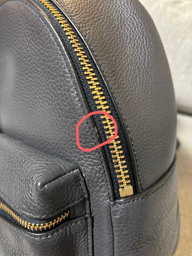 COACH 黒 レザー リュック