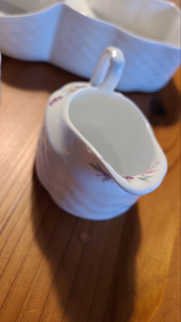 フラワーバスケット 3点セット Coalport コールポート