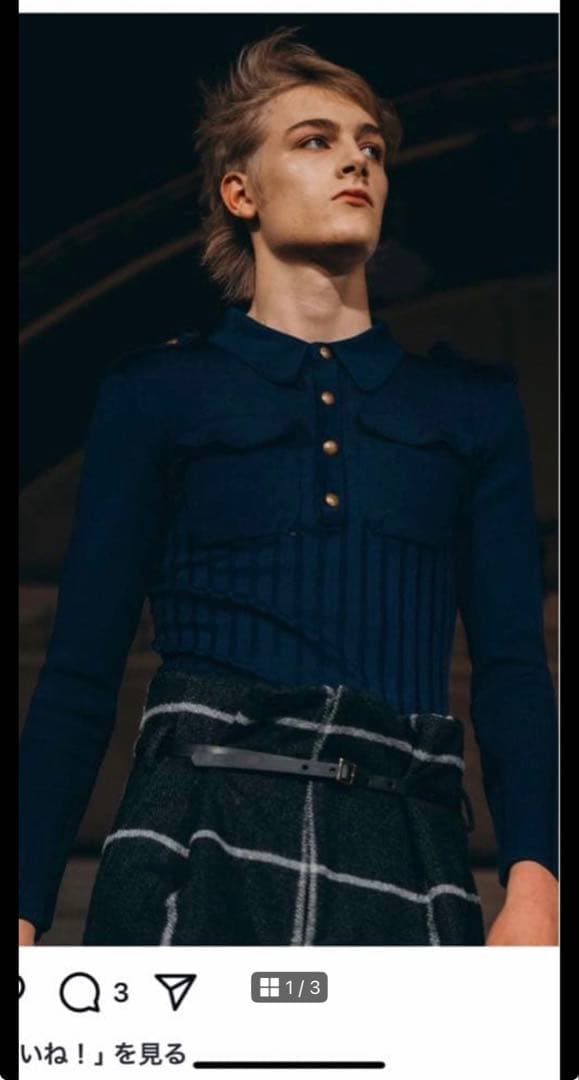 wales bonner ニットシャツ