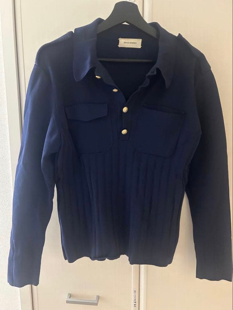 wales bonner ニットシャツ