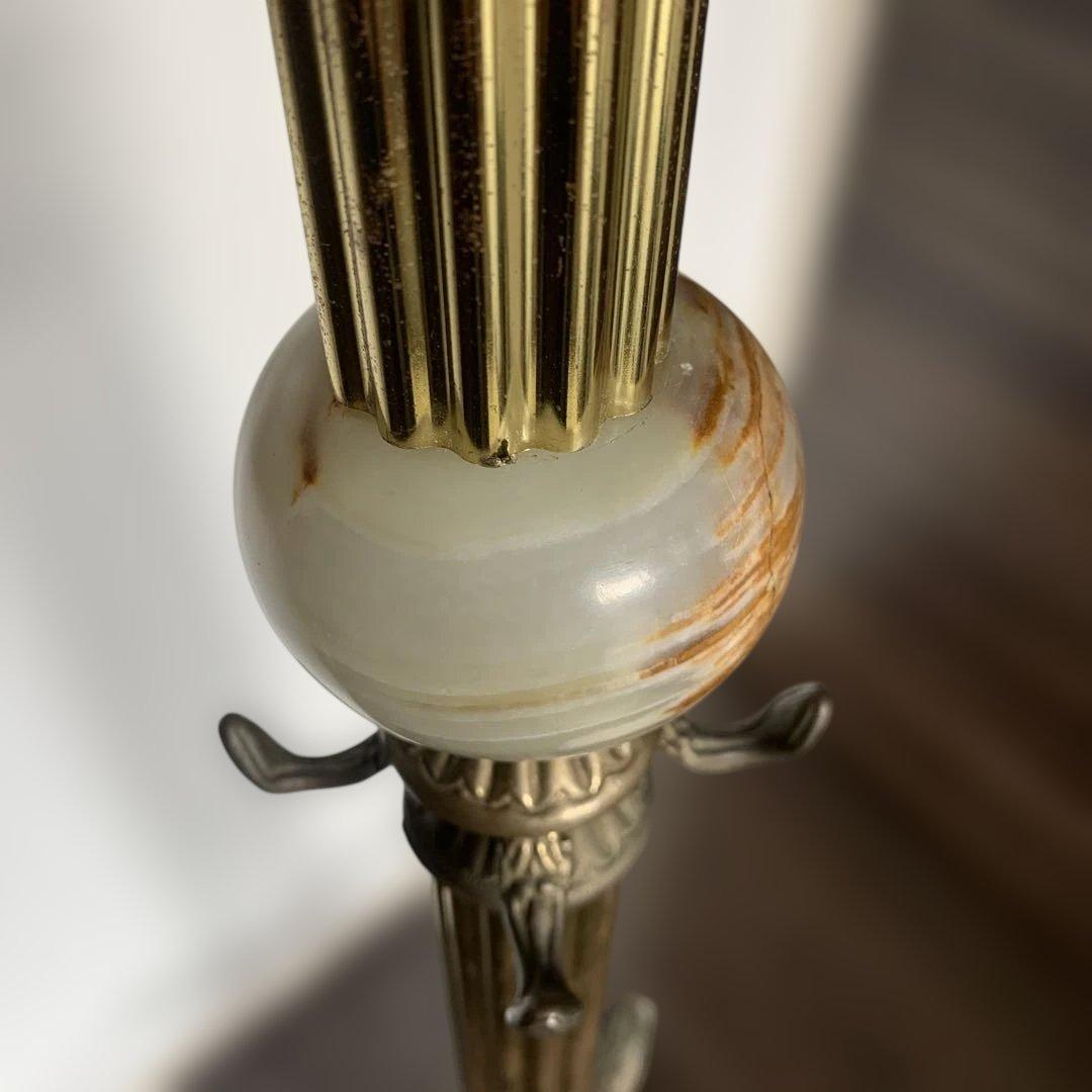 ①ポールハンガー　真鍮　イタリア　ビンテージ　コート掛け ①②セット品