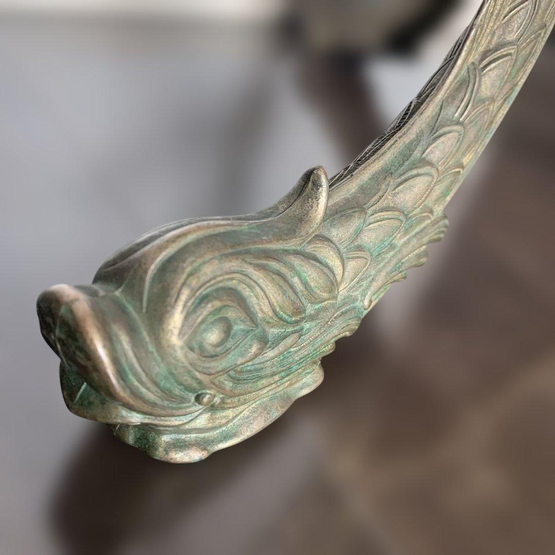 ①ポールハンガー　真鍮　イタリア　ビンテージ　コート掛け ①②セット品