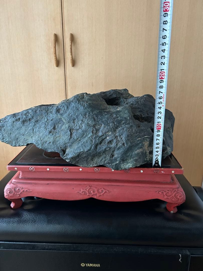 大型　神居古潭石　うぶ石　溜まり有り　重さ約１６kg