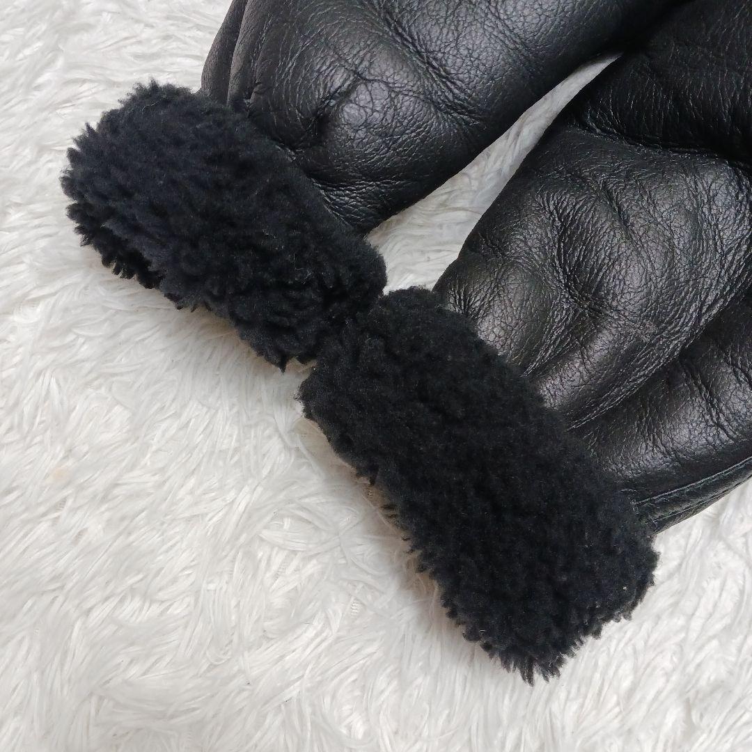 ✨希少サイズ42✨ハーレーダビッドソン　B-3 ムートン　フライトジャケット　黒