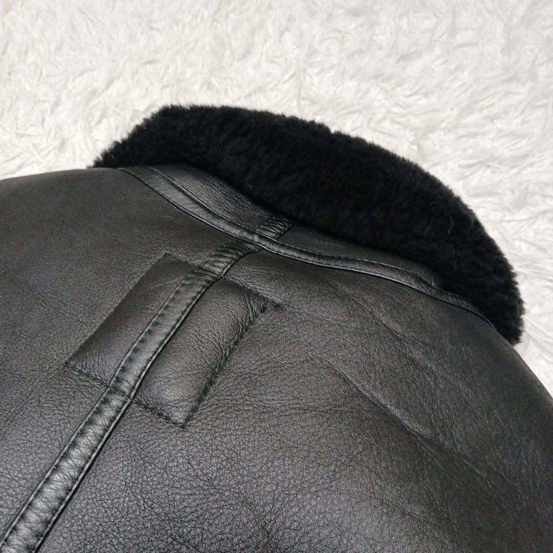 ✨希少サイズ42✨ハーレーダビッドソン　B-3 ムートン　フライトジャケット　黒