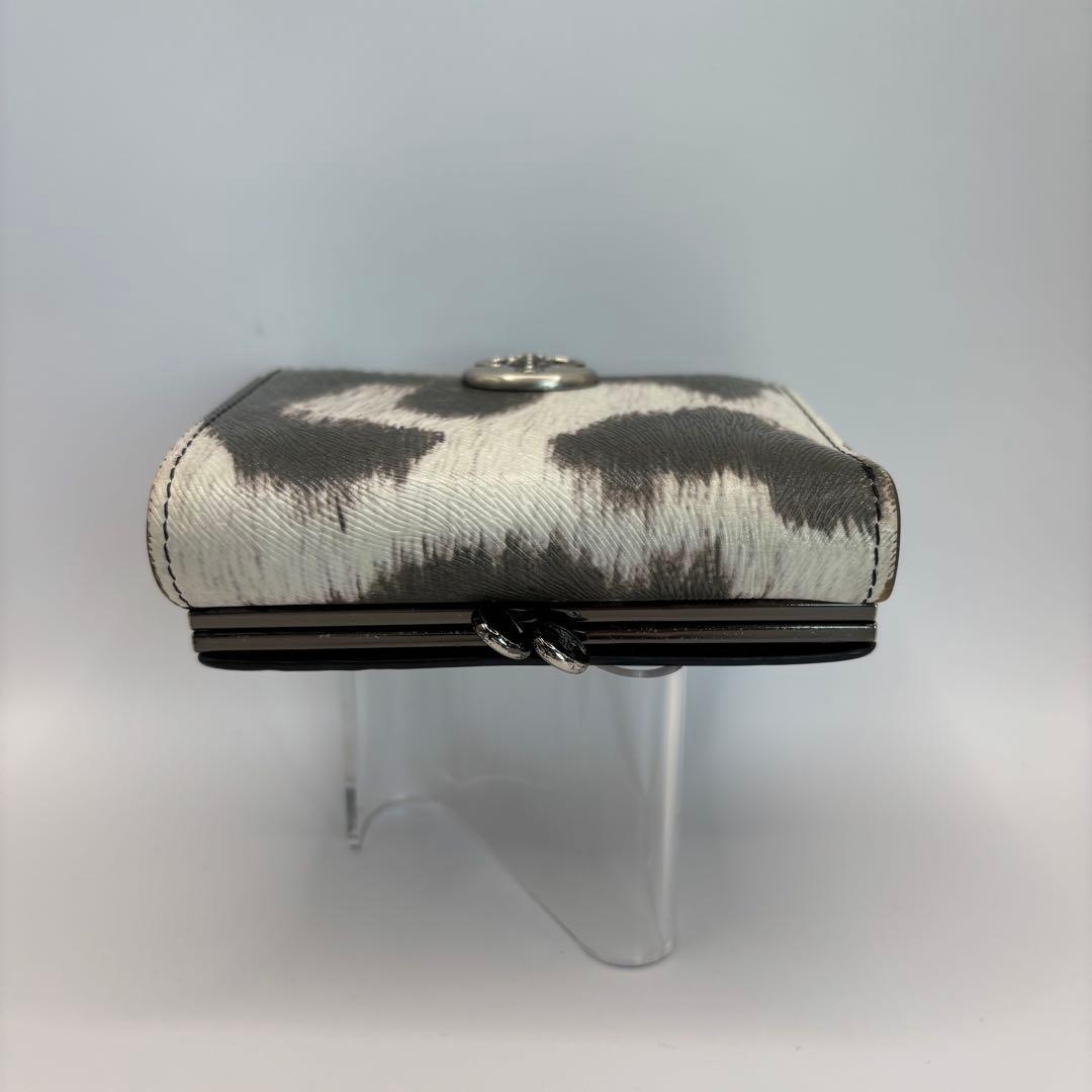 vivienne westwood 三つ折り財布　レオパード　がま口　ADVAN