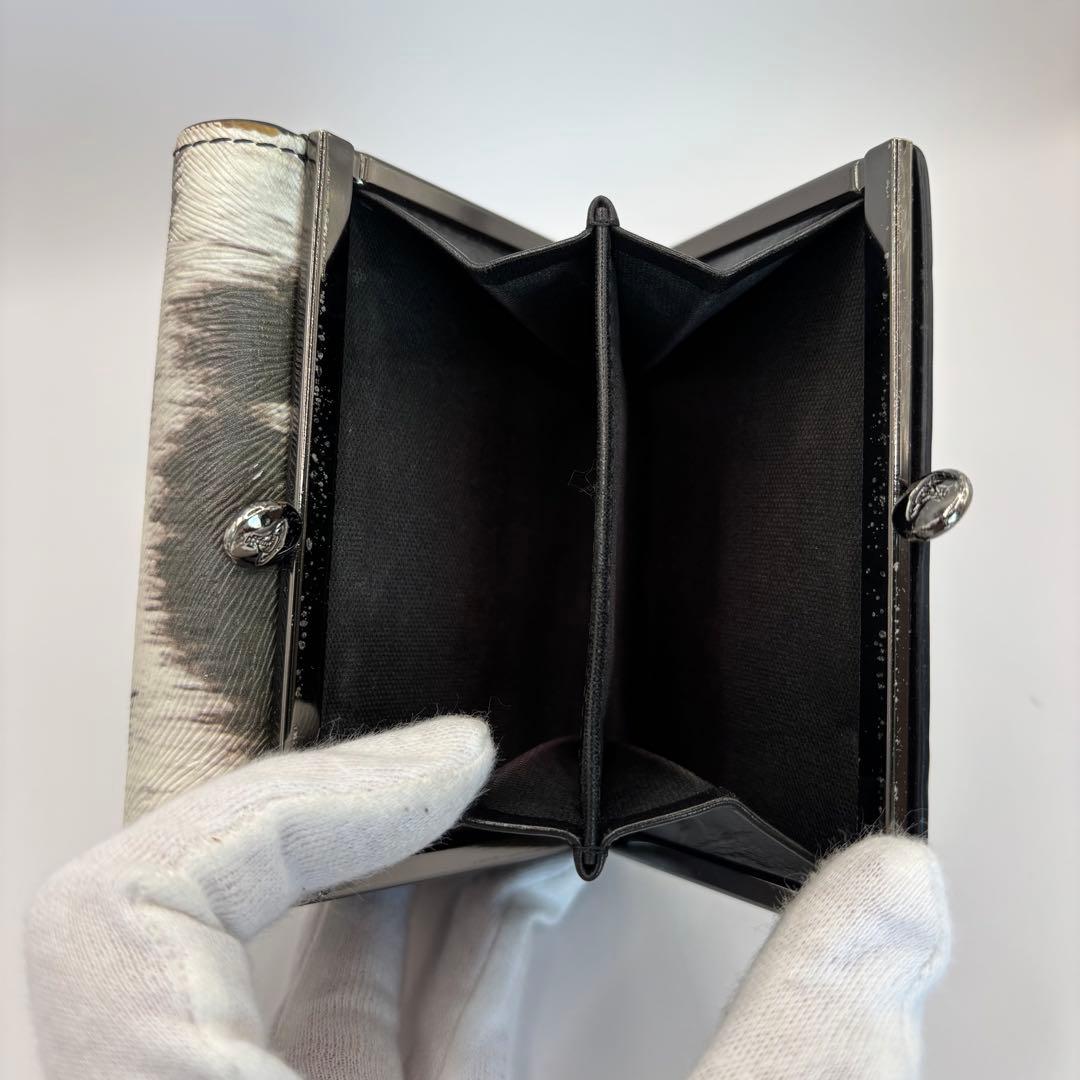 vivienne westwood 三つ折り財布　レオパード　がま口　ADVAN