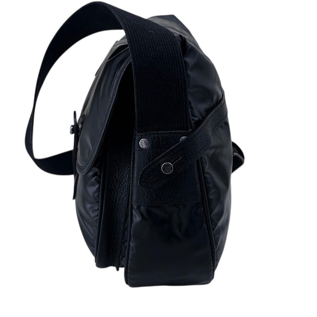 【希少サイズ】美品ハンティングワールド メッセンジャーバッグ ショルダーバッグ