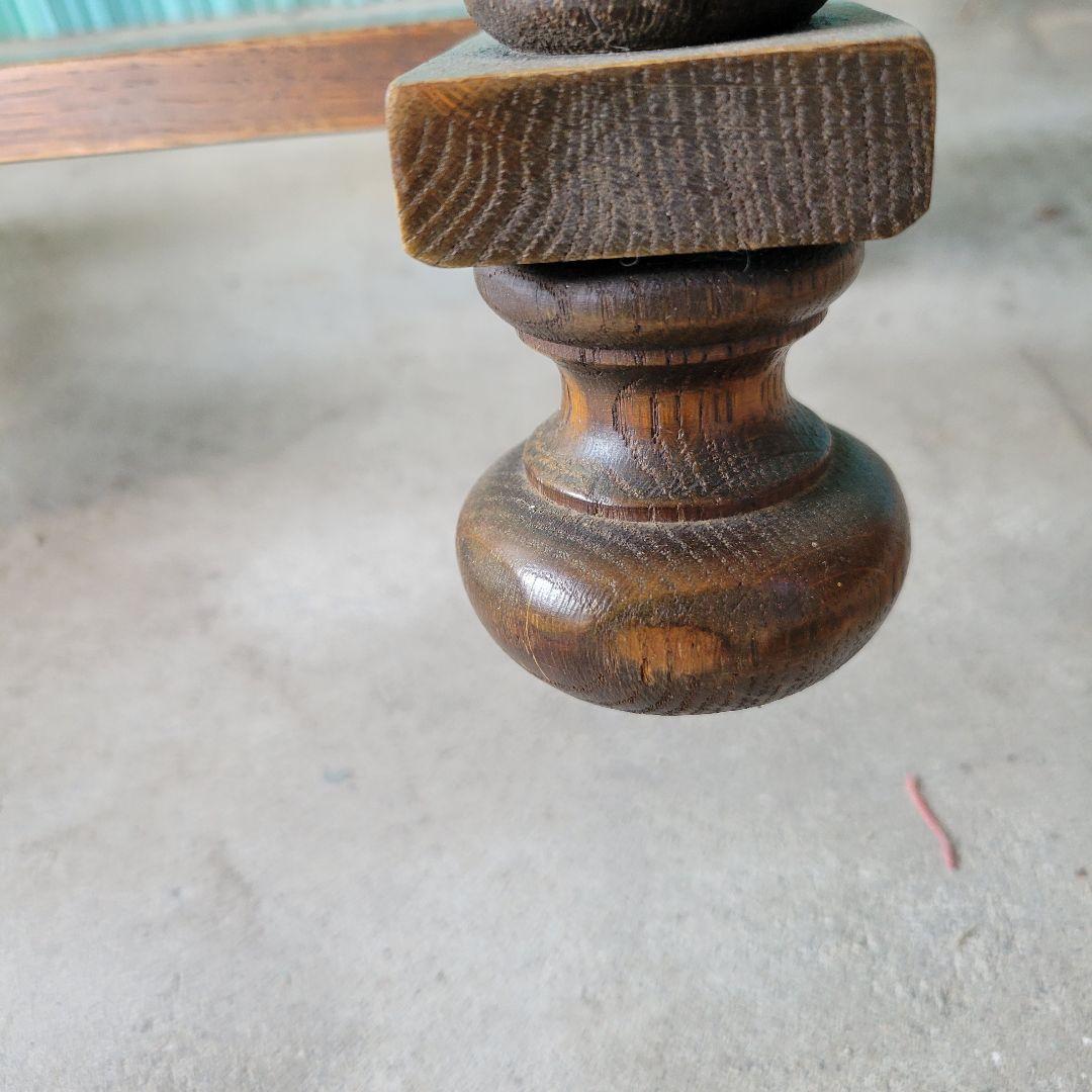 英国アンティークのコンソールテーブル 引き出し　イギリス　オーク材