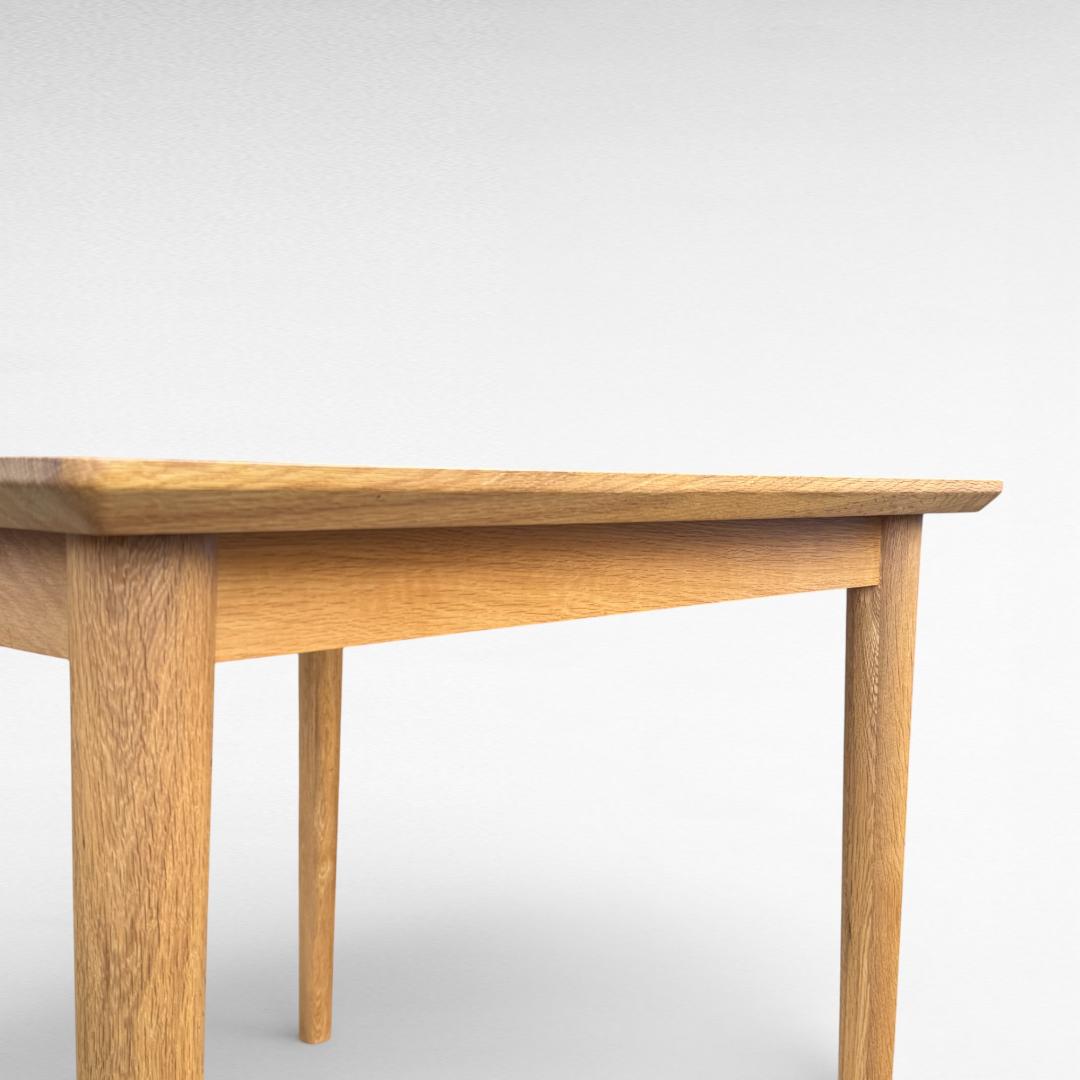 美品 クラッシュゲート コロン ダイニングテーブル 86cm オーク材 北欧