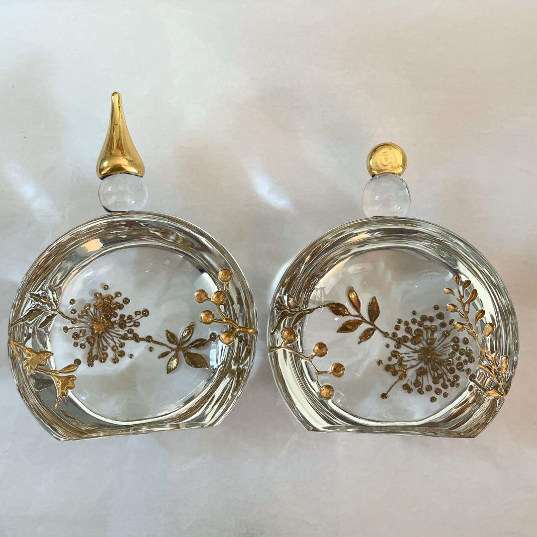 時澤真美　ガラスのお雛様　作家もの　お雛様