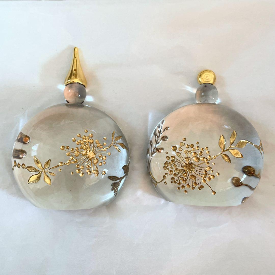 時澤真美　ガラスのお雛様　作家もの　お雛様