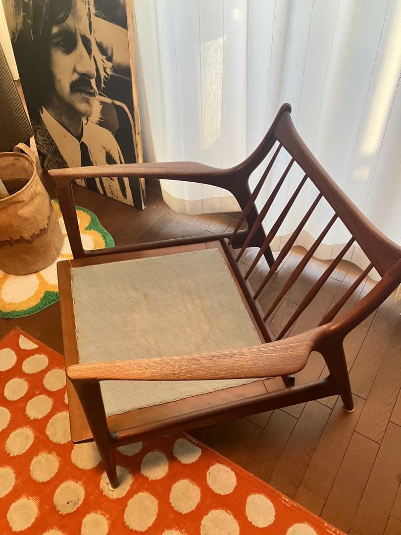 デンマーク　北欧家具　ヴィンテージ　イージーチェア