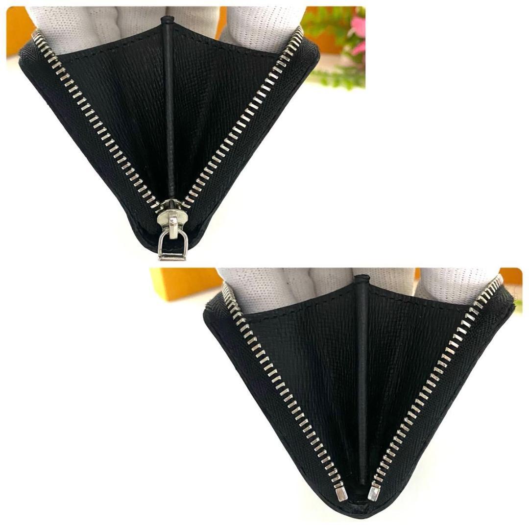 ルイ ヴィトン◎パース ダミエ グラフィット ブラック ラウンドファスナー