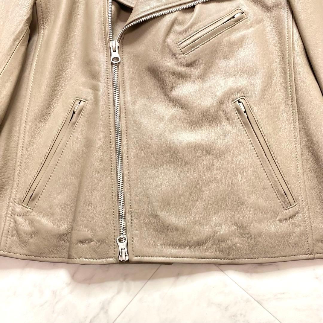 極美品✨スローブイエナ　羊革　レザー　ライダースジャケット　L 40