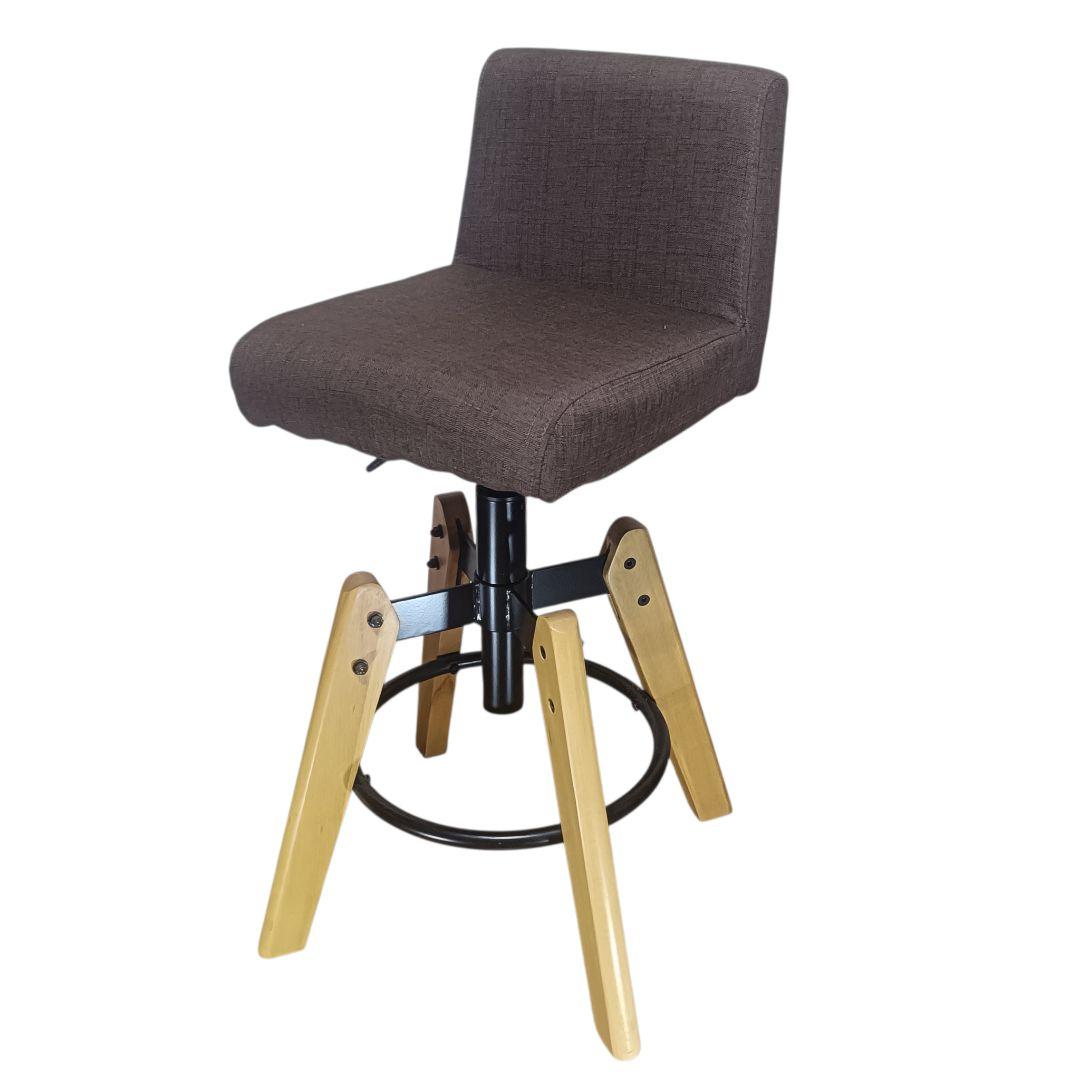 福岡大川大商産業製　カウンターチェア　昇降式 回転 高さ調整可