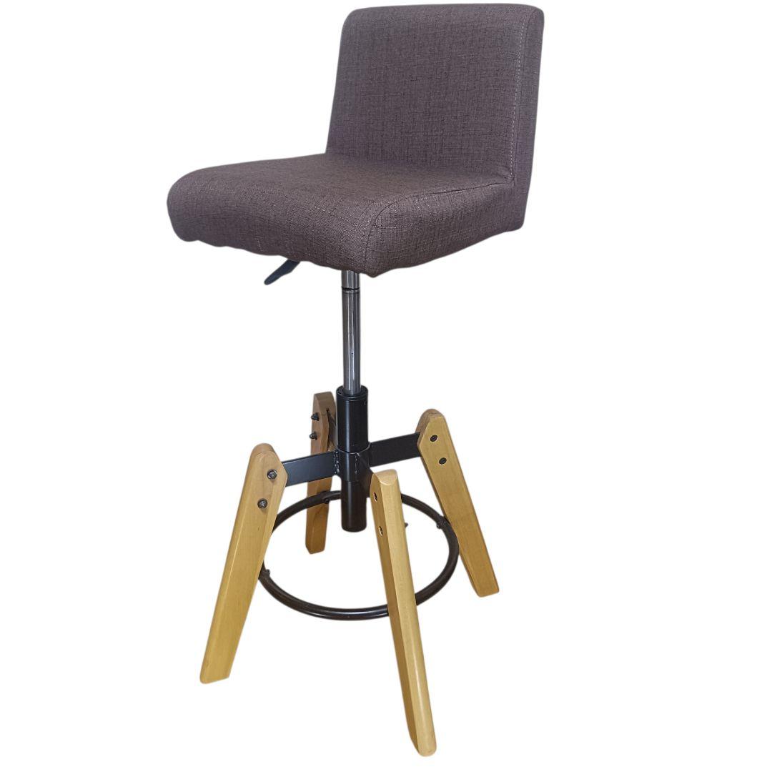 福岡大川大商産業製　カウンターチェア　昇降式 回転 高さ調整可