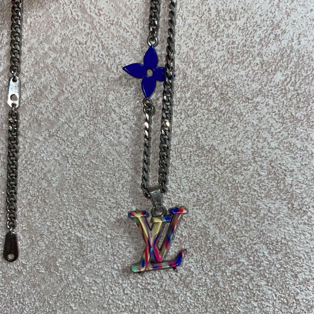 Louis Vuittonルイヴィトン ネックレスコリエサイケデリック シルバー