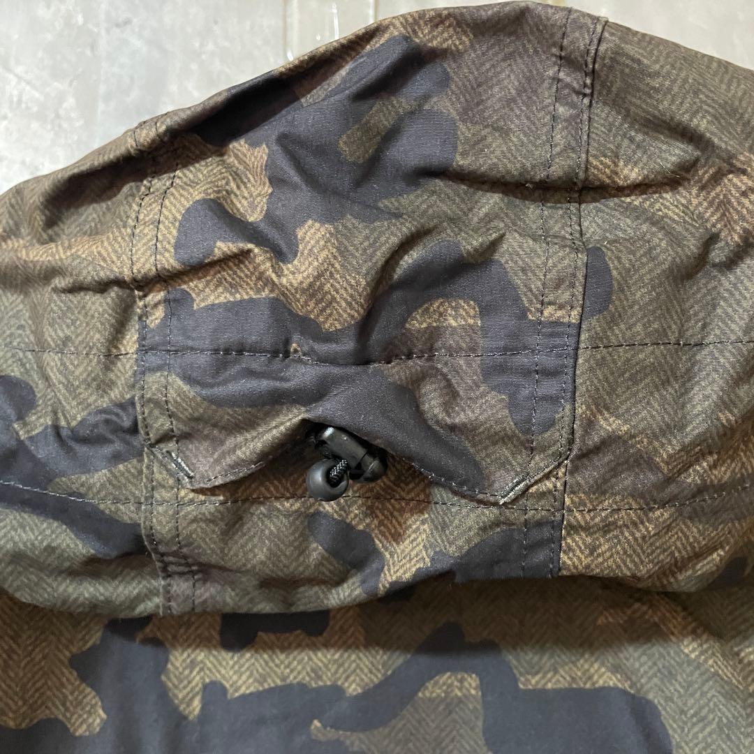 Burtonバートンスキーウェアスノーボードジャケットパーカーフード付迷彩カモ柄