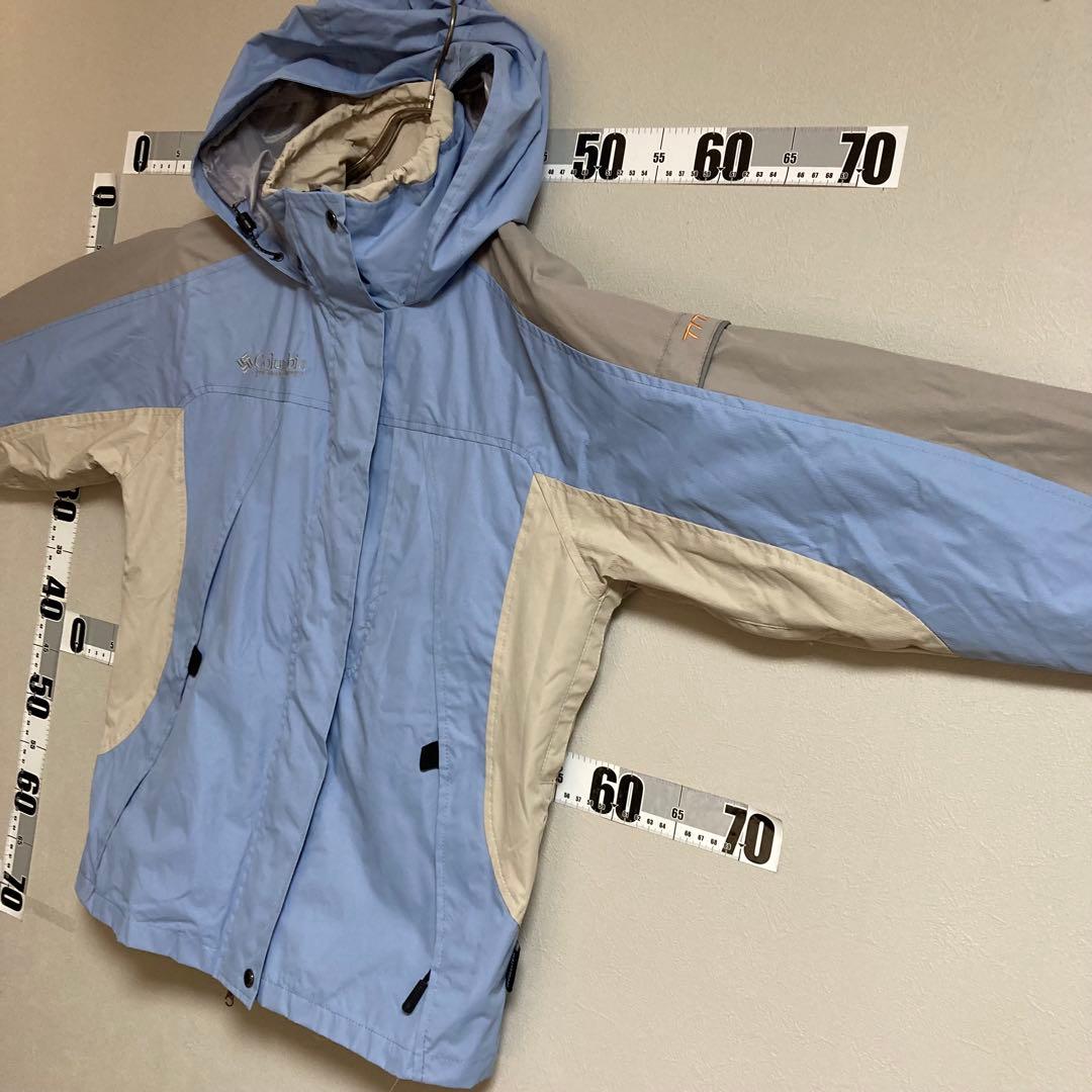 美品 Columbia コロンビア スキー スノボー ウェアー M 水色