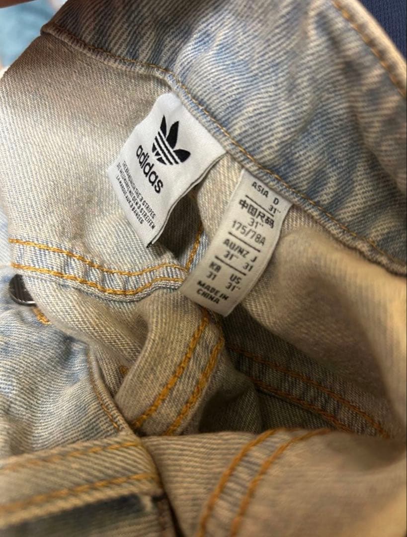 【即日発送】adidas ADILENIUM DENIM ZIP デニム 31