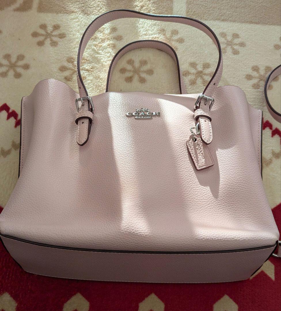 【ピンクローズさま専用】COACH コーチ バッグ ハンドバッグ　ピンク