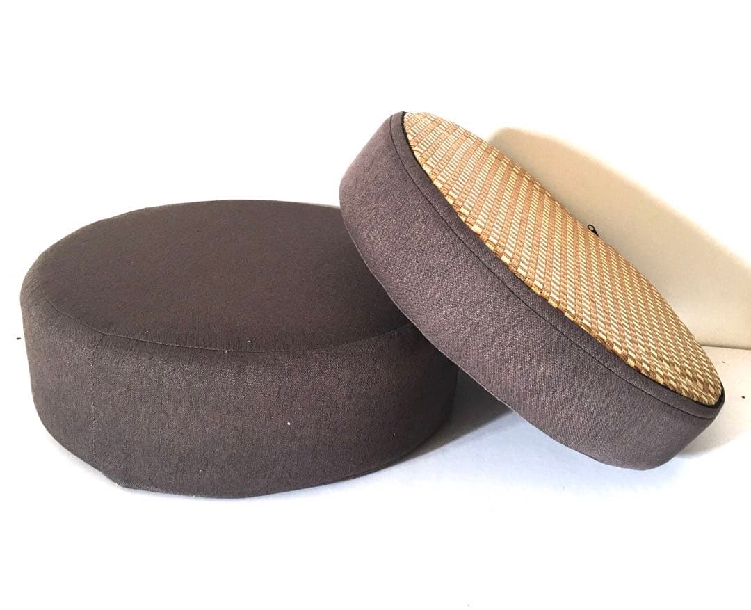 円型クッション2点セット　低高反発