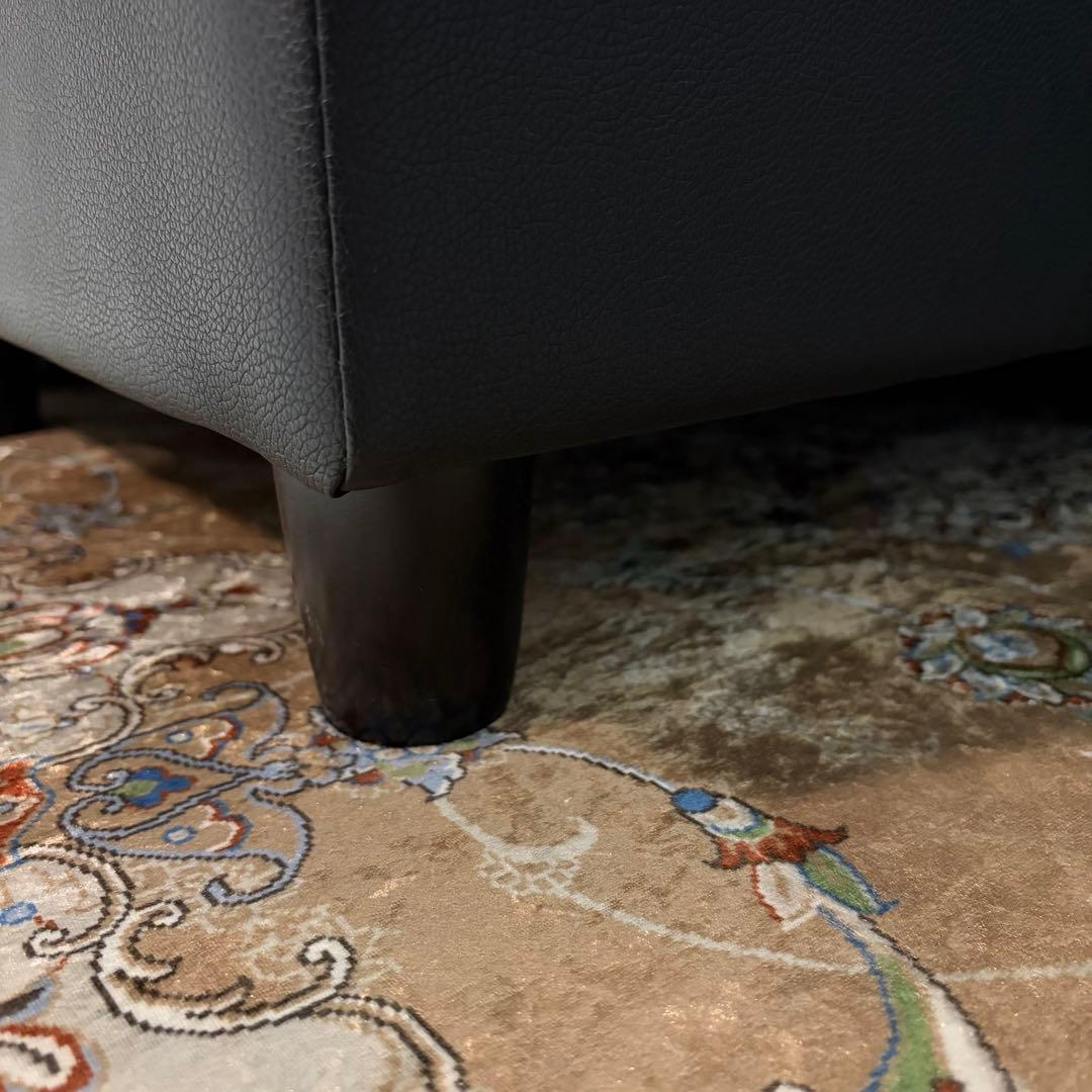 ソファ　カウチソファ　３人掛け　ソファーセット　オットマン付き　フルカバーリング