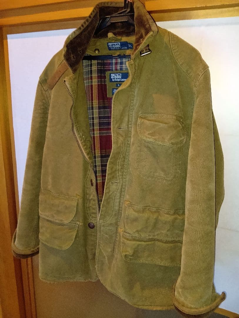 ハンティングカーキ コーデュロイジャケット