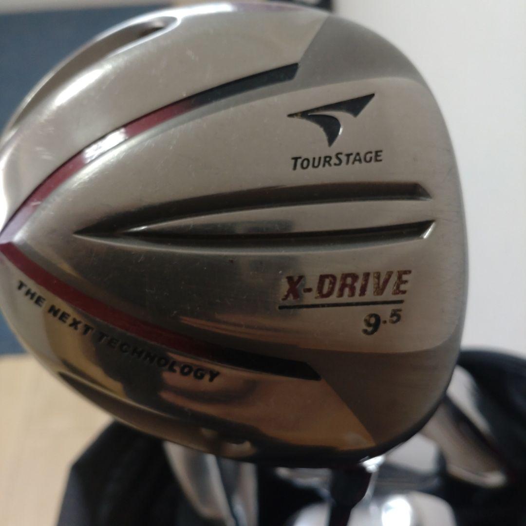 Rittsu ゴルフバッグ アイアン6本 ドライバー付き