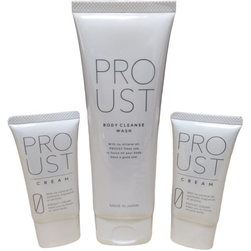 新品未使用　プルーストクリーム 30g　2本 ボディクレンジングウォッシュ　1本