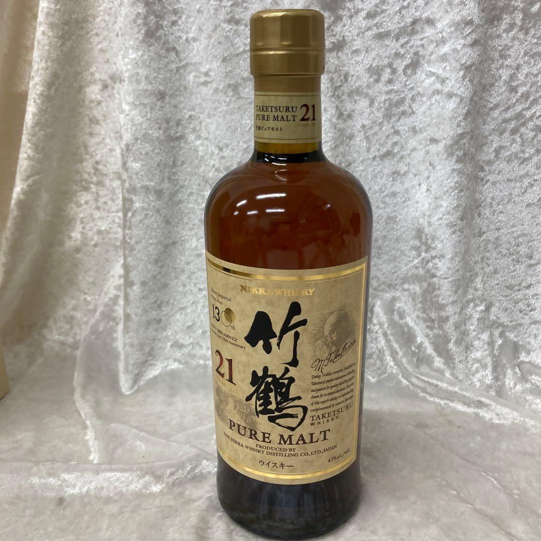 NIKKA WHISKY 竹鶴 21年 ピュアモルト 帝国ホテル130周年 記念