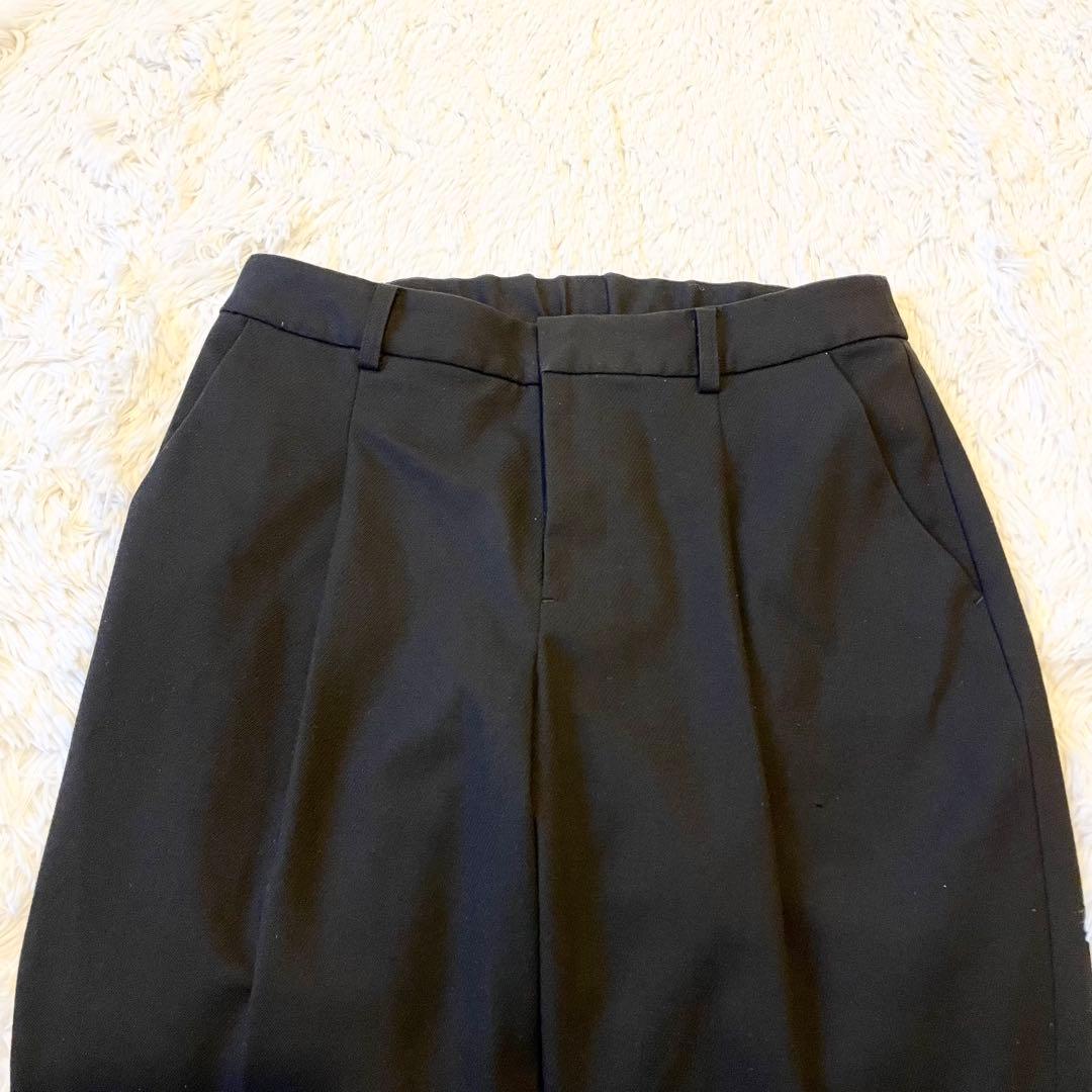 グリーンレーベルリラクシング カチリラ スーツ ノーカラーセットアップ ブラック