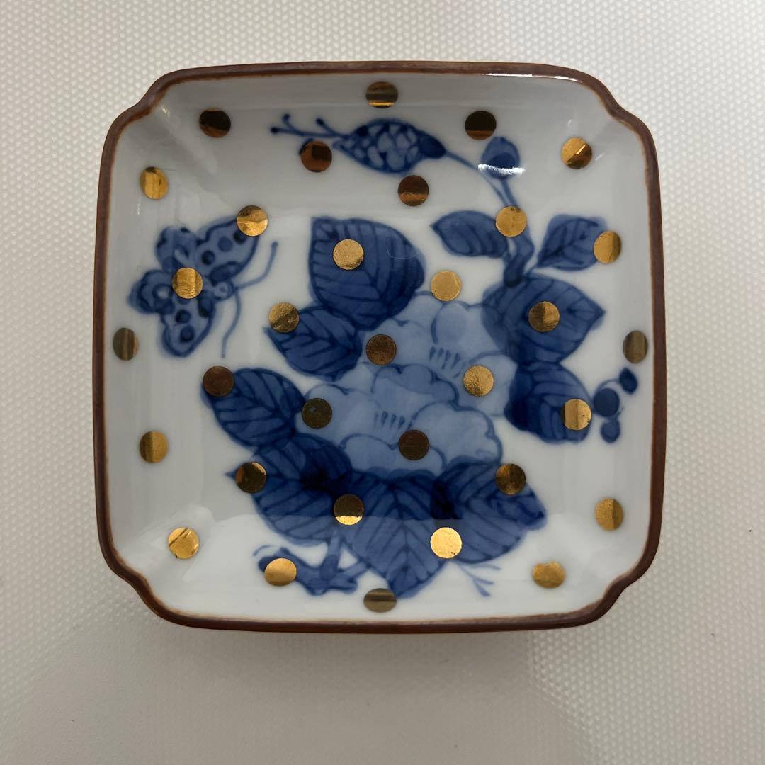 美品★amabro アマブロ MAME 豆皿 有田焼　和食器 幸楽窯　正月