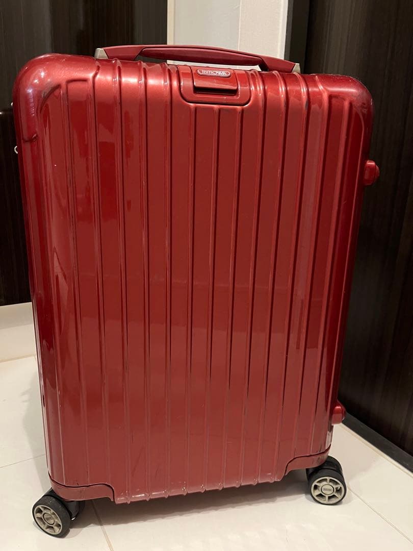リモワ　サルサ　レッド キャリーケース 360度回転ホイール