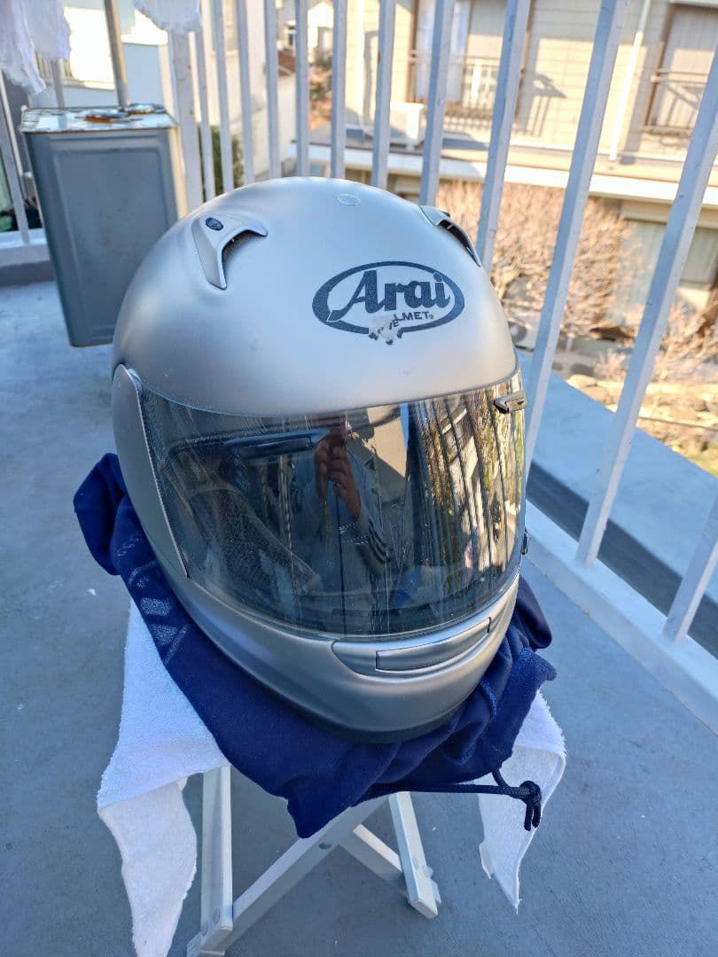 Arai PROFILE　マットシルバー アライ　L サイズ