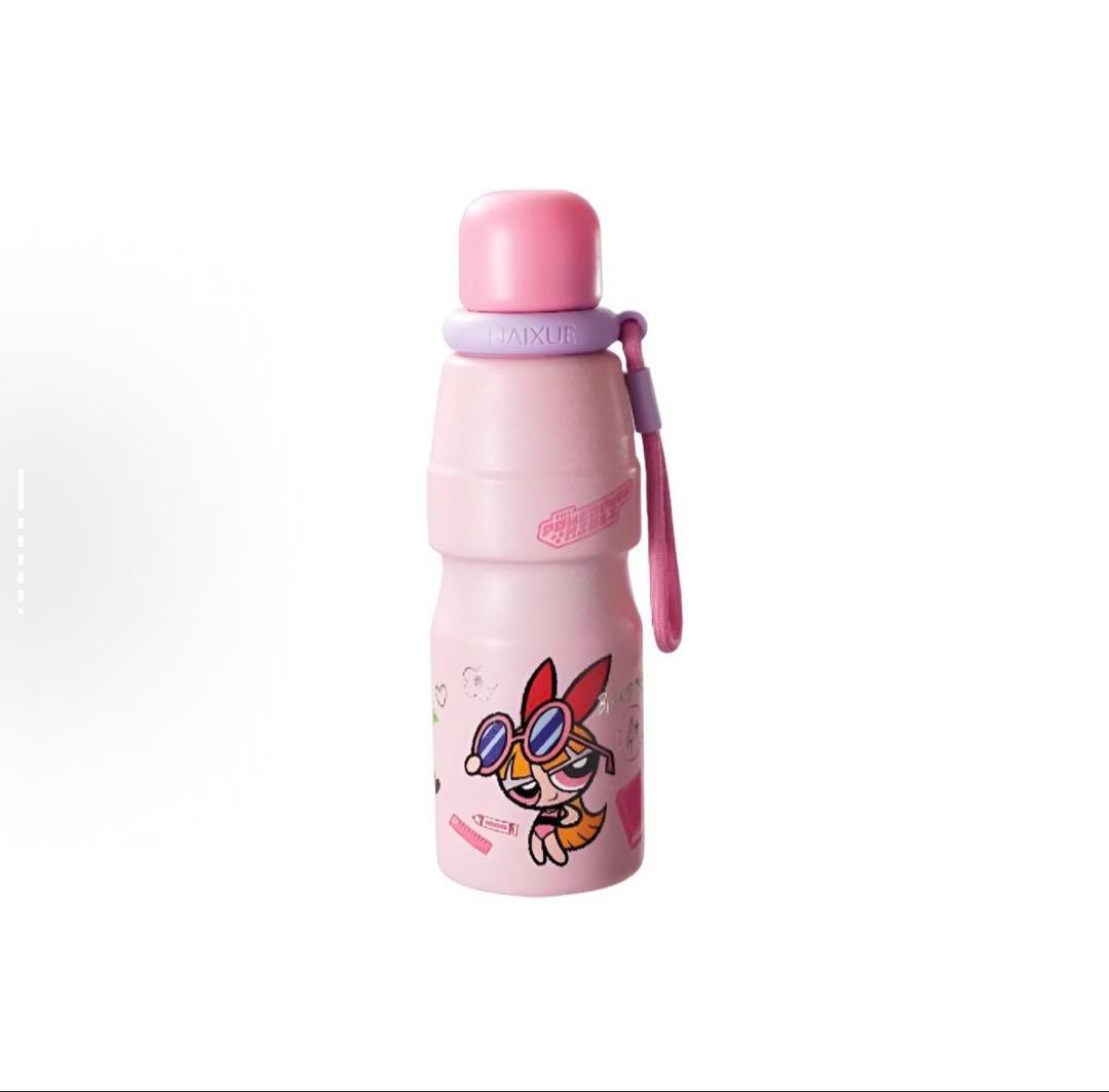 奈雪の茶 × パワーパフガールズ コラボ 保温ボトル600ml 海外限定