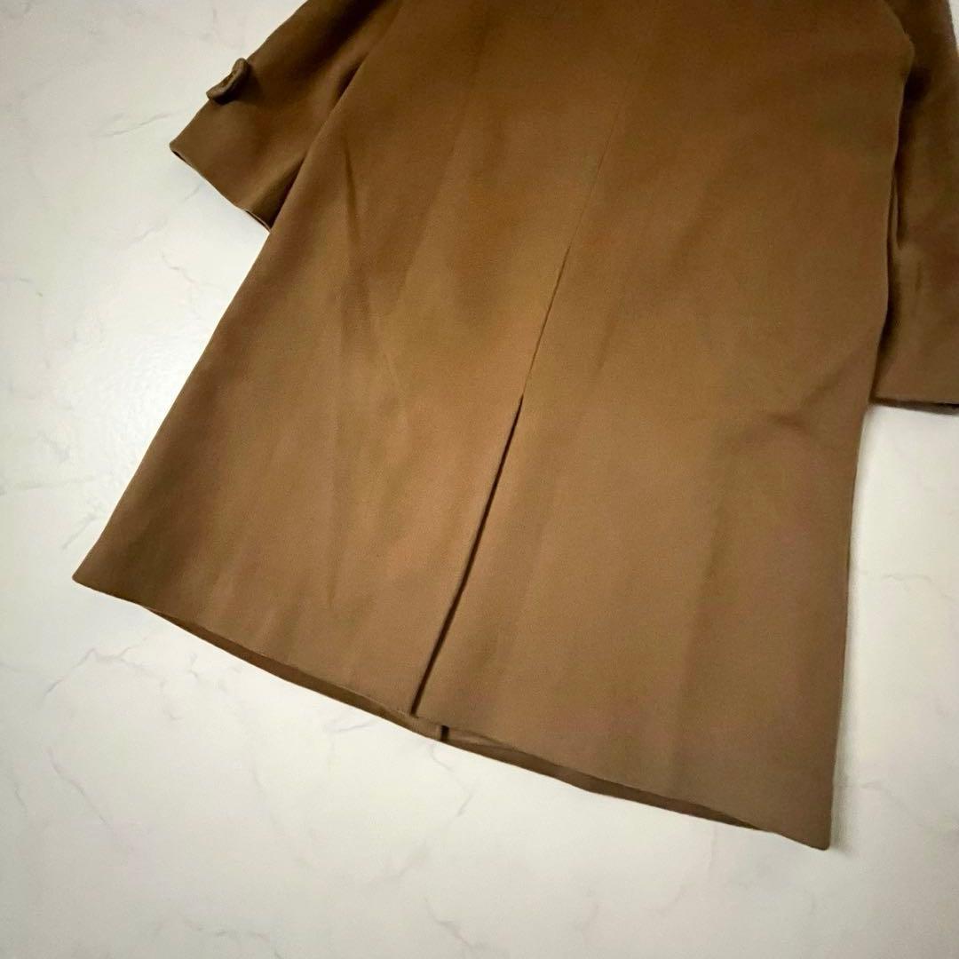 バーバリーロンドン　カシミヤ100%　ロングコート　シャドーホース　40