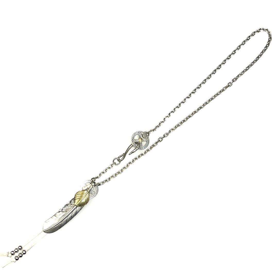 タディアンドキング tady&king ネックレス カスタム　特大フェザー