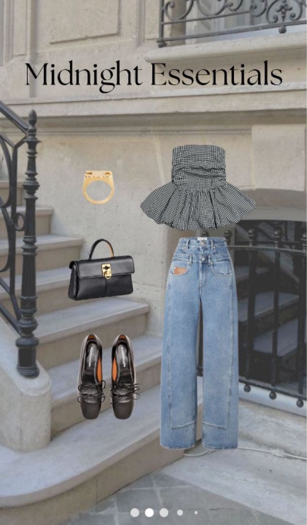 ranclic♡ 新品未使用2way ribbon peplum top