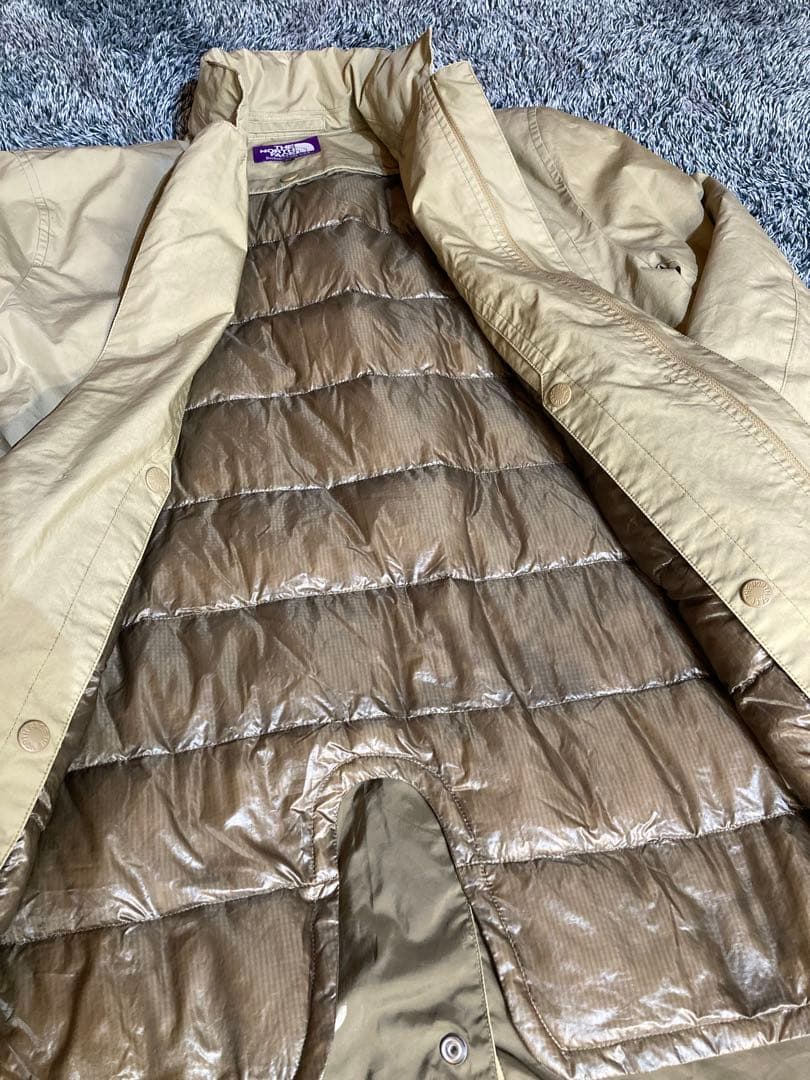 ノースフェイス PURPLE LABEL ダウンライニングトラベルコート　美品