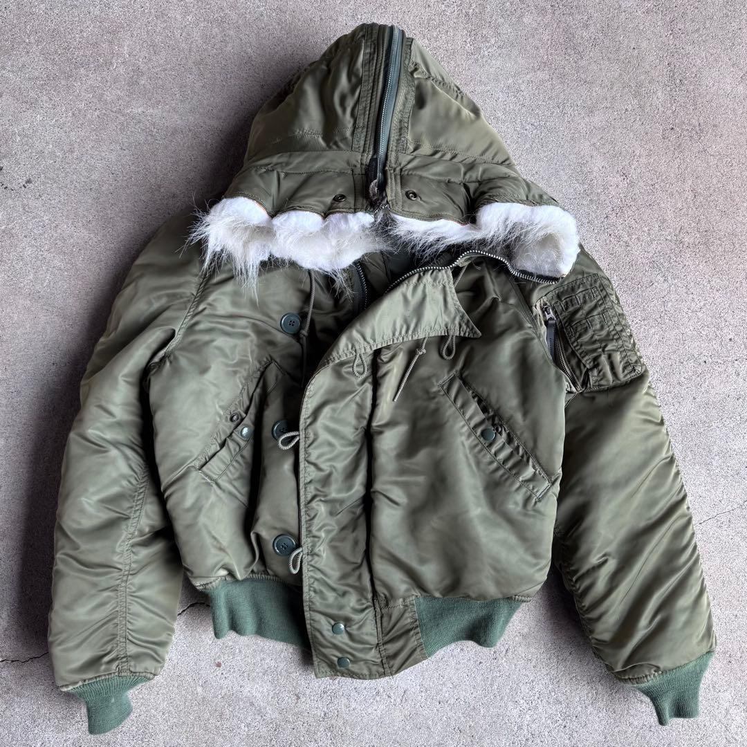 USA製 ALPHA N-2B flight jacket n2b 80s