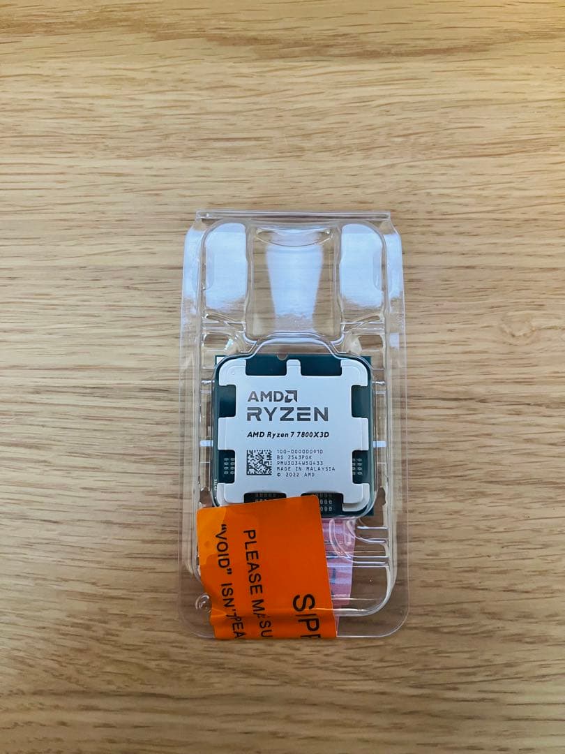 新品　AMD Ryzen 7 7800X3D 動作保証